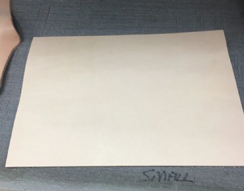 Leather Panel - Nat Veg Tan - 8 inch x 6 inch